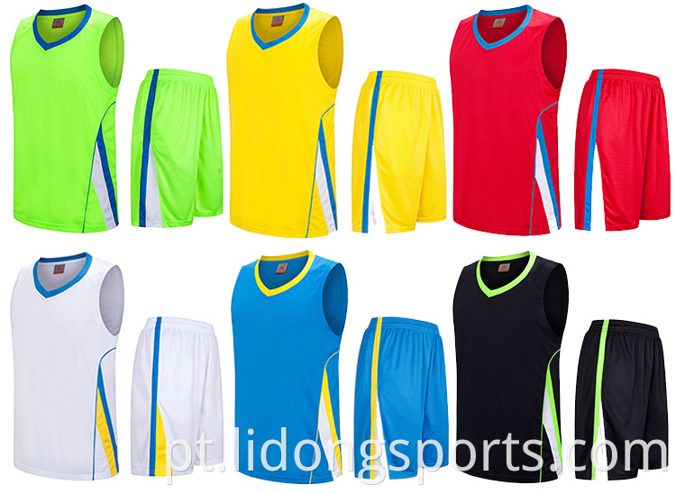 Lidong mais recente camisa de basquete Design 2021 Impressão digital Novos uniformes de basquete de design por atacado